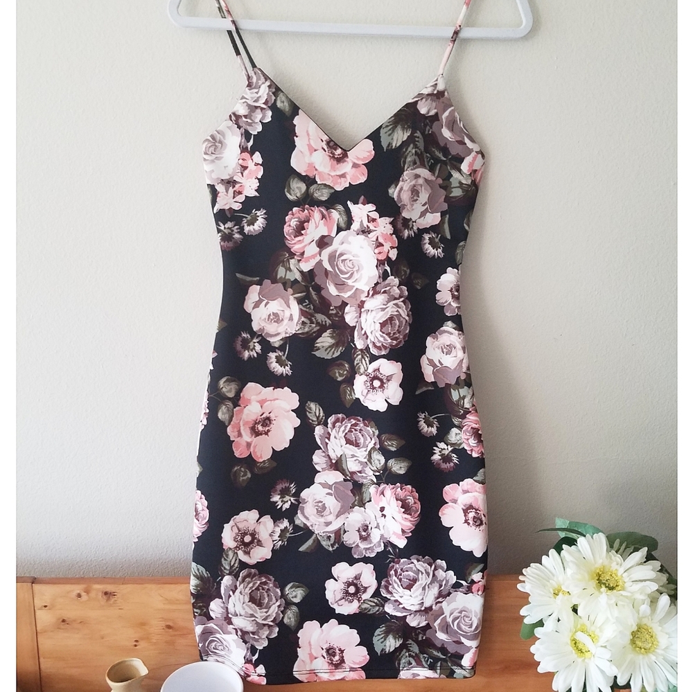 Floral Bodycon Dress